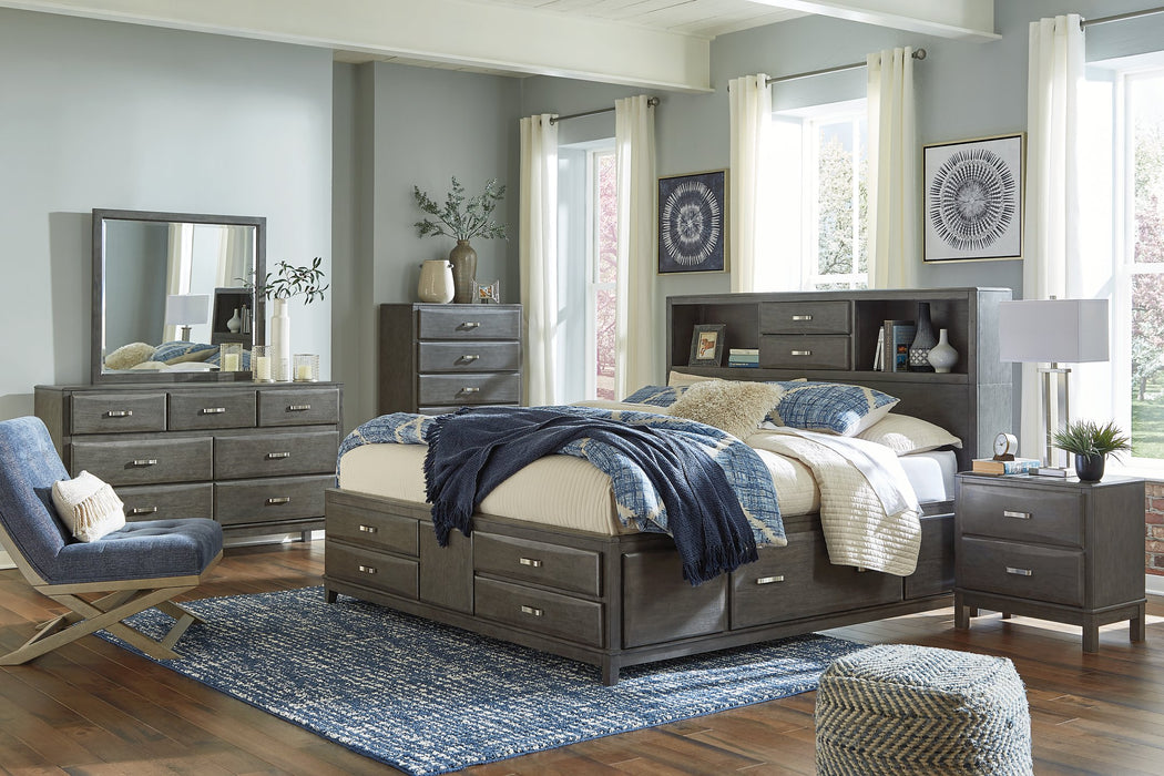 Caitbrook Storage Bed with 8 Drawers - Yulissa Home Furnishings (NJ)