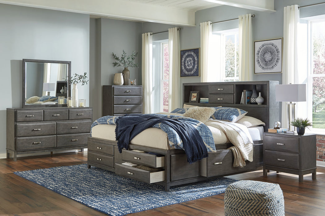 Caitbrook Storage Bed with 8 Drawers - Yulissa Home Furnishings (NJ)