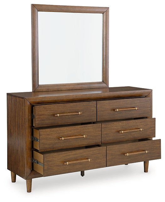 Lyncott Dresser and Mirror - Yulissa Home Furnishings (NJ)