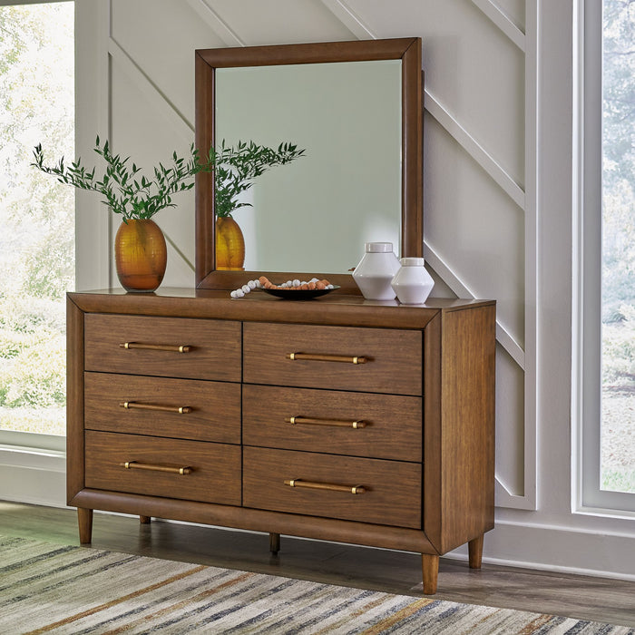 Lyncott Dresser and Mirror - Yulissa Home Furnishings (NJ)