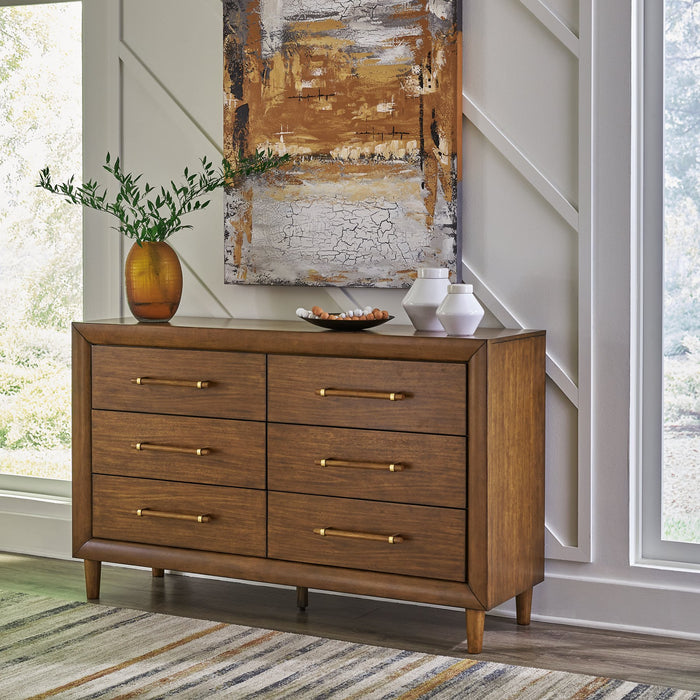 Lyncott Dresser and Mirror - Yulissa Home Furnishings (NJ)