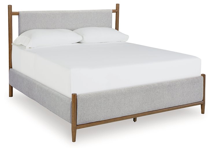 Lyncott Upholstered Bed - Yulissa Home Furnishings (NJ)