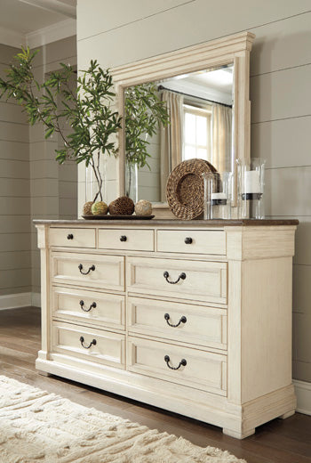 Bolanburg Dresser and Mirror - Yulissa Home Furnishings (NJ)