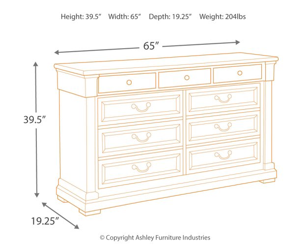 Bolanburg Dresser - Yulissa Home Furnishings (NJ)