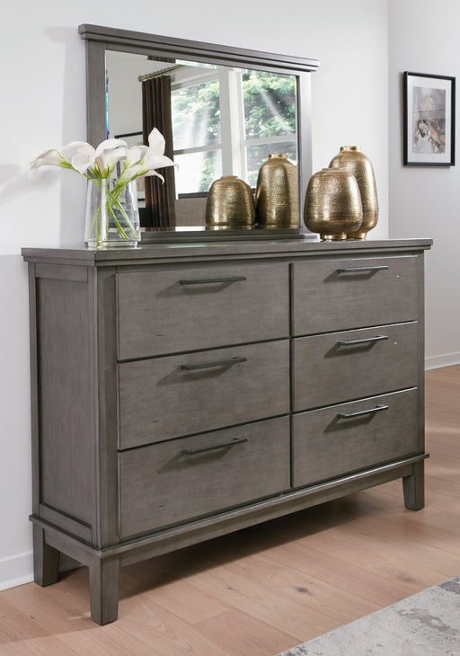 Hallanden Dresser and Mirror - Yulissa Home Furnishings (NJ)