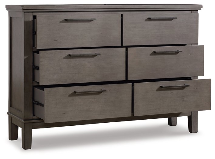 Hallanden Dresser and Mirror - Yulissa Home Furnishings (NJ)