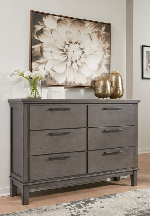 Hallanden Dresser and Mirror - Yulissa Home Furnishings (NJ)