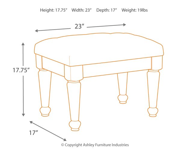 Coralayne Stool - Yulissa Home Furnishings (NJ)