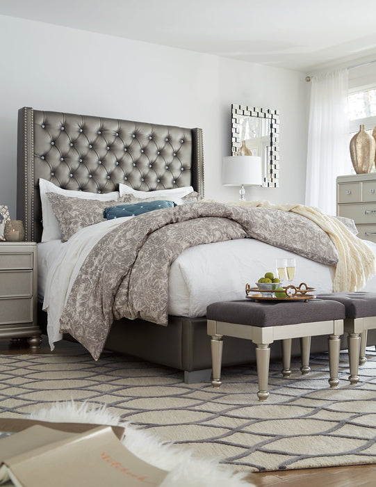 Coralayne Upholstered Bed - Yulissa Home Furnishings (NJ)