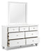 Fortman Dresser and Mirror - Yulissa Home Furnishings (NJ)