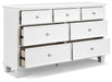 Fortman Dresser and Mirror - Yulissa Home Furnishings (NJ)