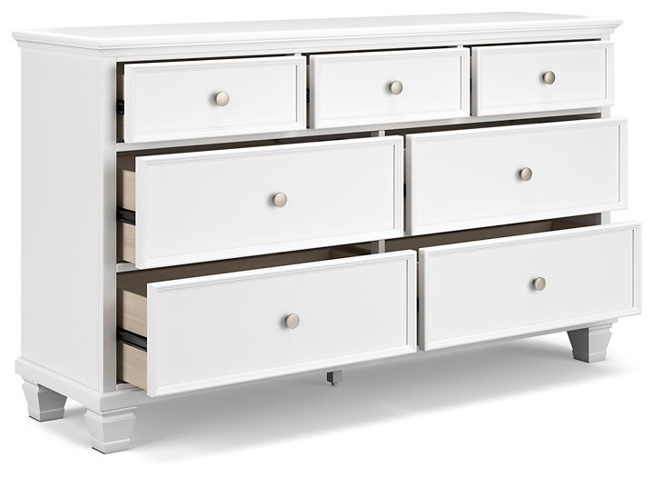 Fortman Dresser and Mirror - Yulissa Home Furnishings (NJ)