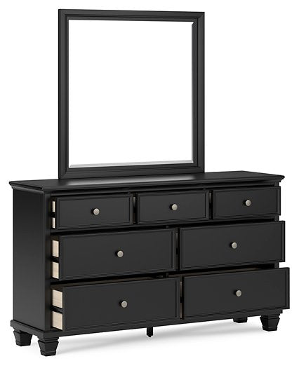 Lanolee Dresser and Mirror - Yulissa Home Furnishings (NJ)