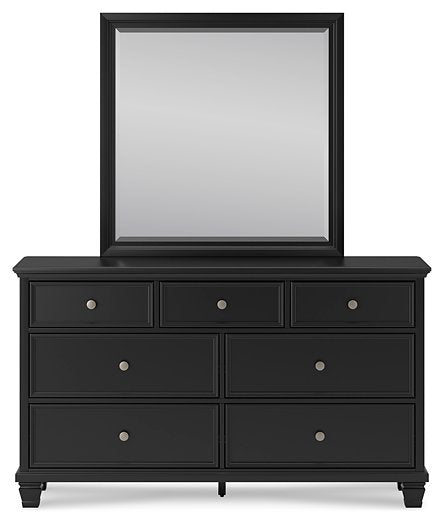 Lanolee Dresser and Mirror - Yulissa Home Furnishings (NJ)