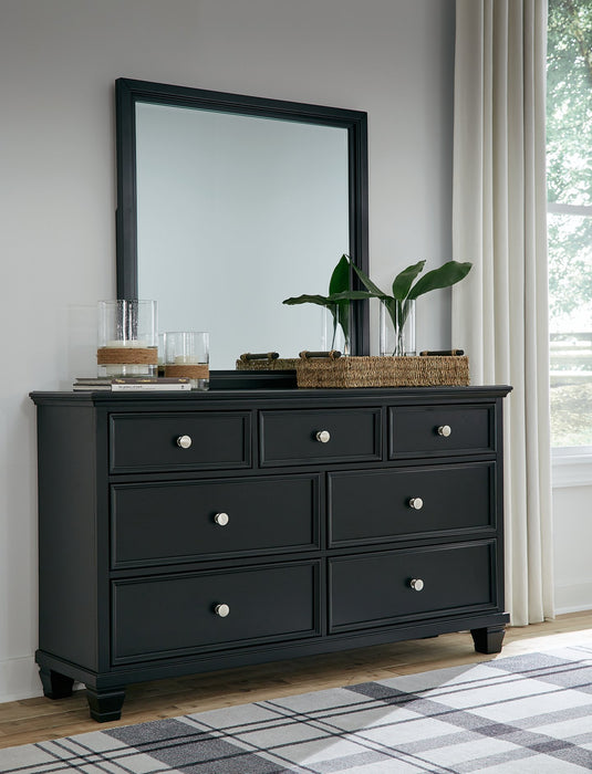 Lanolee Dresser and Mirror - Yulissa Home Furnishings (NJ)