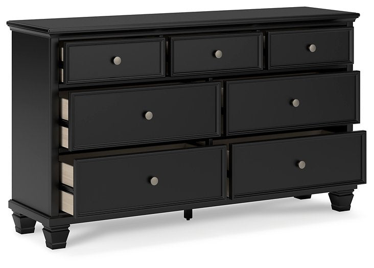 Lanolee Dresser and Mirror - Yulissa Home Furnishings (NJ)