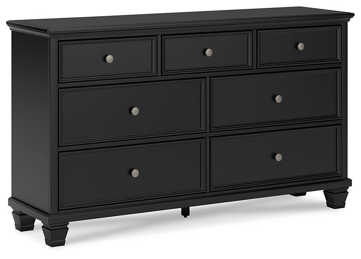 Lanolee Dresser and Mirror - Yulissa Home Furnishings (NJ)