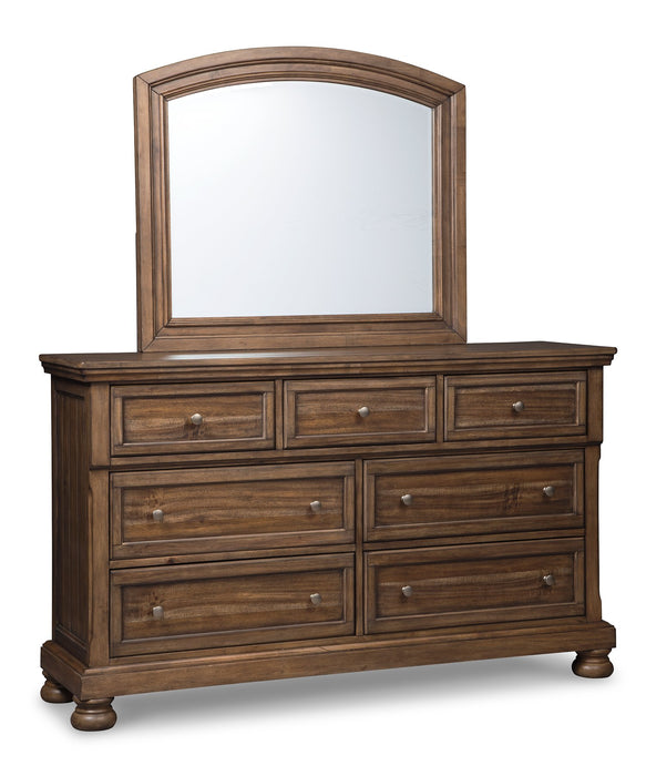 Flynnter Dresser and Mirror - Yulissa Home Furnishings (NJ)