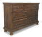 Flynnter Dresser and Mirror - Yulissa Home Furnishings (NJ)