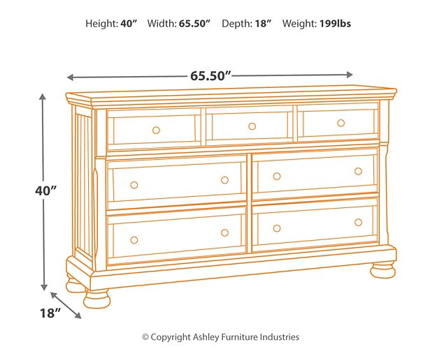 Flynnter Dresser - Yulissa Home Furnishings (NJ)