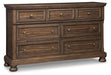 Flynnter Dresser and Mirror - Yulissa Home Furnishings (NJ)