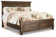 Flynnter Bed with 2 Storage Drawers - Yulissa Home Furnishings (NJ)