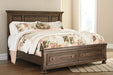 Flynnter Bed with 2 Storage Drawers - Yulissa Home Furnishings (NJ)