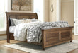 Flynnter Bed with 2 Storage Drawers - Yulissa Home Furnishings (NJ)