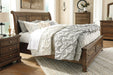 Flynnter Bed with 2 Storage Drawers - Yulissa Home Furnishings (NJ)