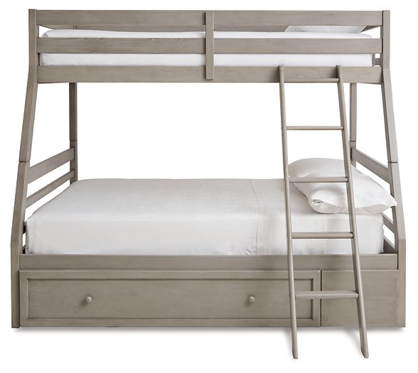 Lettner Youth Bunk Bed with 1 Large Storage Drawer - Yulissa Home Furnishings (NJ)