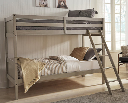 Lettner Youth / Bunk Bed with Ladder - Yulissa Home Furnishings (NJ)