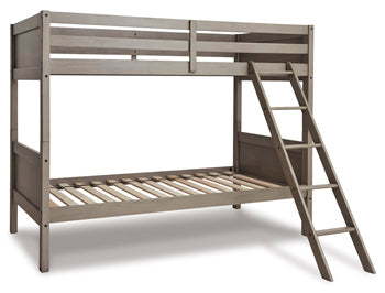 Lettner Youth / Bunk Bed with Ladder - Yulissa Home Furnishings (NJ)