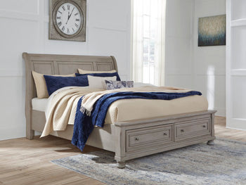 Lettner Bed with 2 Storage Drawers - Yulissa Home Furnishings (NJ)