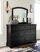 Chylanta Dresser and Mirror - Yulissa Home Furnishings (NJ)