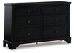 Chylanta Dresser and Mirror - Yulissa Home Furnishings (NJ)