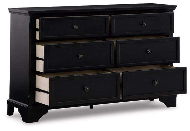 Chylanta Dresser and Mirror - Yulissa Home Furnishings (NJ)