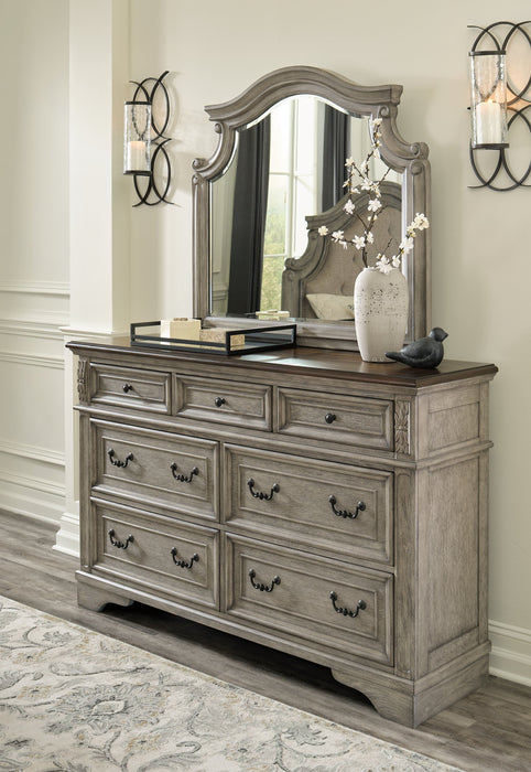 Lodenbay Dresser and Mirror - Yulissa Home Furnishings (NJ)