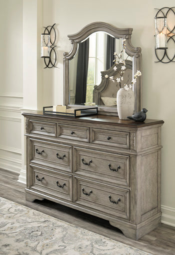 Lodenbay Dresser and Mirror - Yulissa Home Furnishings (NJ)