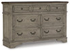 Lodenbay Dresser and Mirror - Yulissa Home Furnishings (NJ)