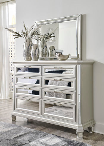 Lindenfield Dresser and Mirror - Yulissa Home Furnishings (NJ)