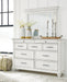 Kanwyn Dresser and Mirror - Yulissa Home Furnishings (NJ)