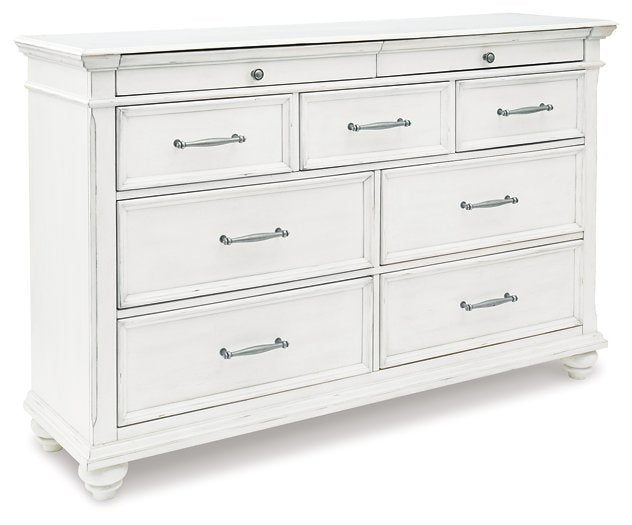 Kanwyn Dresser and Mirror - Yulissa Home Furnishings (NJ)