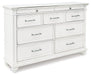 Kanwyn Dresser and Mirror - Yulissa Home Furnishings (NJ)