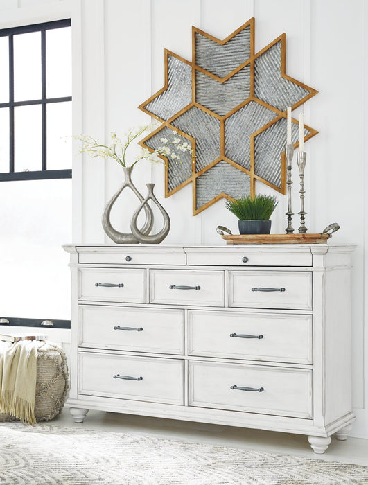 Kanwyn Dresser and Mirror - Yulissa Home Furnishings (NJ)