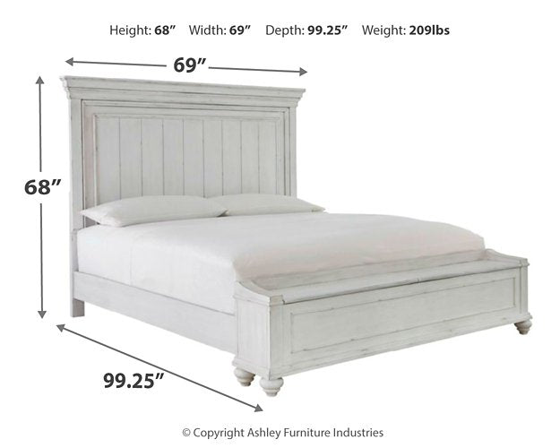 Kanwyn Bed with Storage Bench - Yulissa Home Furnishings (NJ)