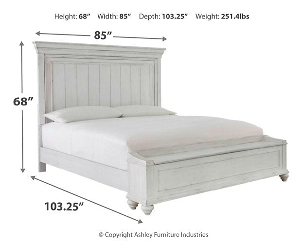 Kanwyn Bed with Storage Bench - Yulissa Home Furnishings (NJ)