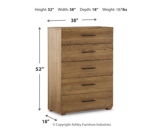 Dakmore Chest of Drawers - Yulissa Home Furnishings (NJ)