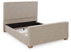 Dakmore Upholstered Bed - Yulissa Home Furnishings (NJ)