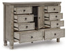 Harrastone Dresser and Mirror - Yulissa Home Furnishings (NJ)