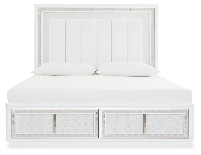 Chalanna Upholstered Storage Bed - Yulissa Home Furnishings (NJ)